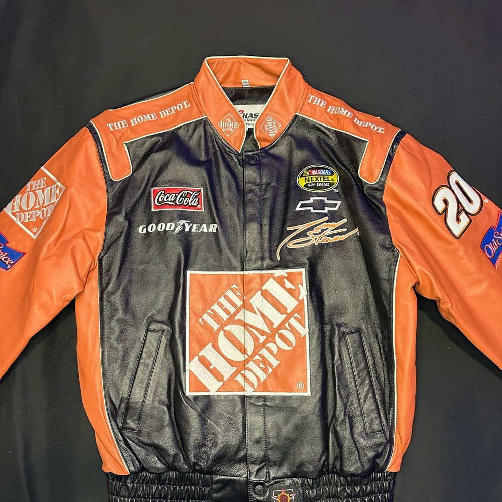 Vintage Nascar Leather Jacket